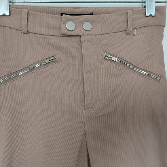 Haute Monde Tan Skinny Pants - Picture 2 of 5